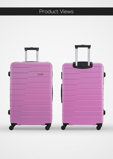 PopGlide2-Pieces ABS Hardside Travel Trolley Luggage Set