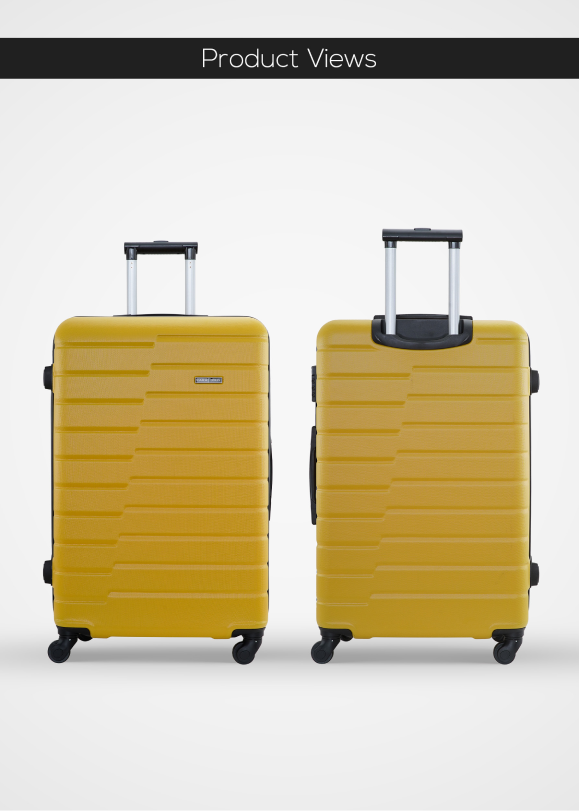 PopGlide2-Pieces ABS Hardside Travel Trolley Luggage Set