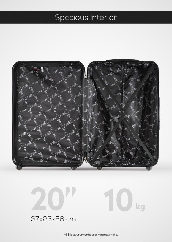 PopGlide Cabin Trolley -Yellow Single Piece Carry-On