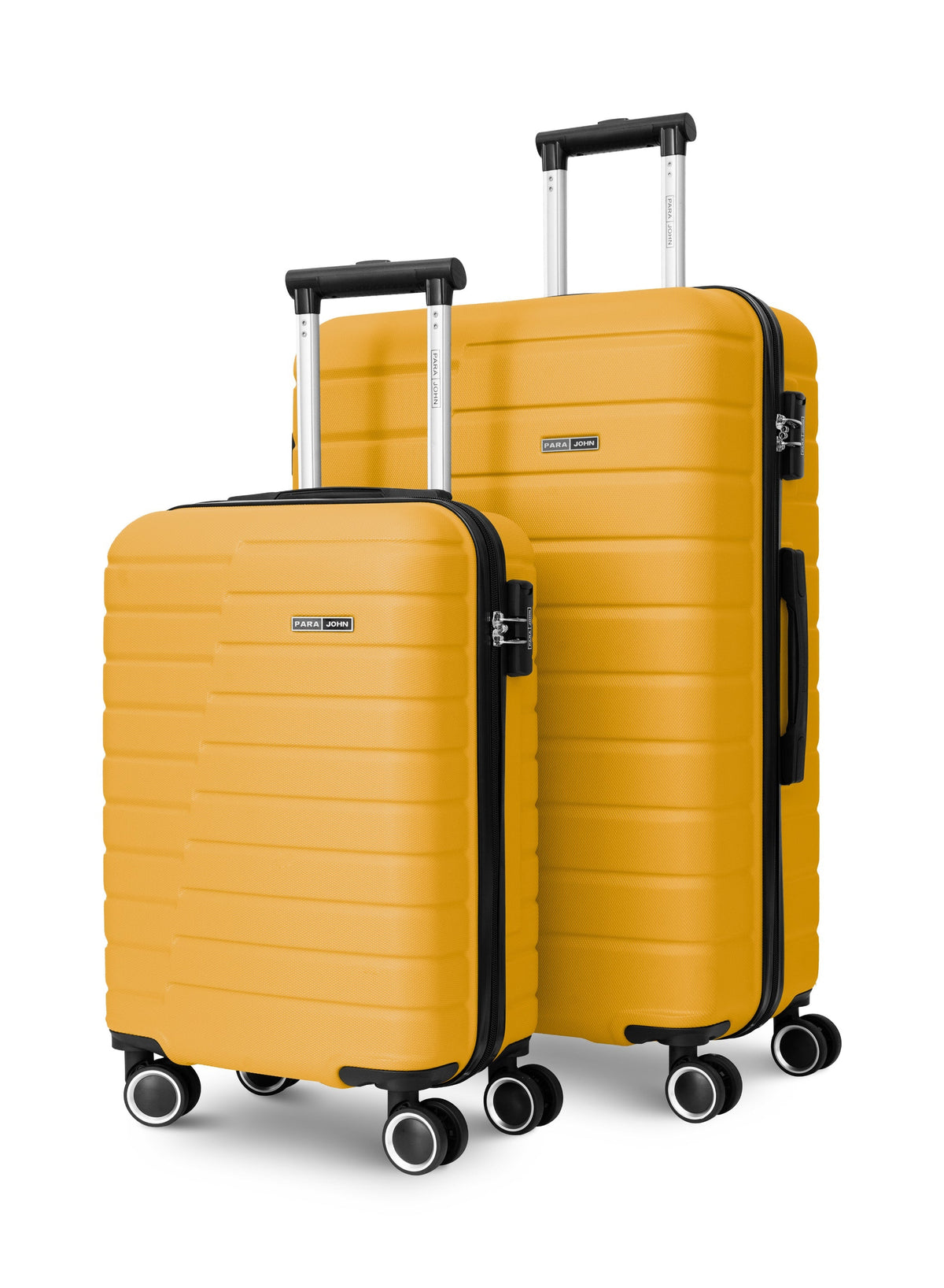 Parajohn POPGLIDE Series Set of 2 Luggage | Lightweight Small 10KG & Large 30KG ABS 8 Wheels Trolley Hardsided Travel Suitcase  PARAJOHN UAE
