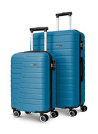 Parajohn POPGLIDE Series Set of 2 Luggage | Lightweight Small 10KG & Large 30KG ABS 8 Wheels Trolley Hardsided Travel Suitcase  PARAJOHN UAE