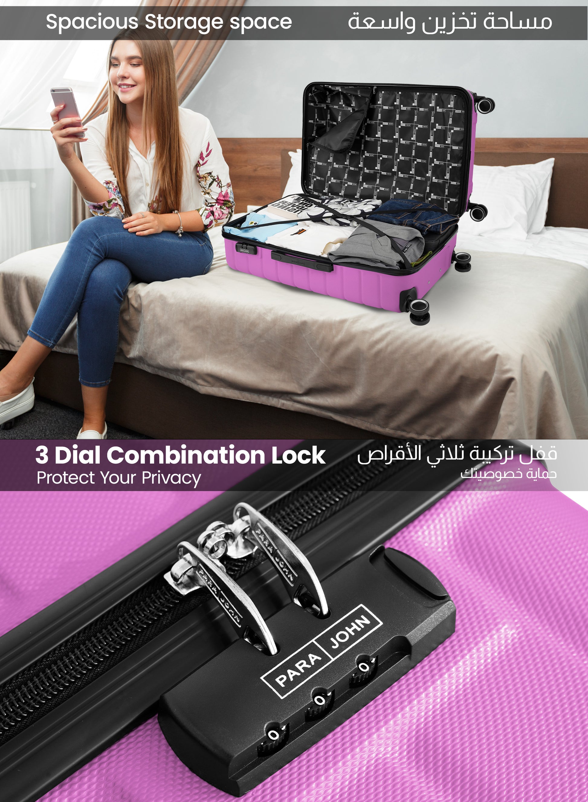 Buy Cabin Luggage Online | Stylish & Durable Cabin Bags from Para john