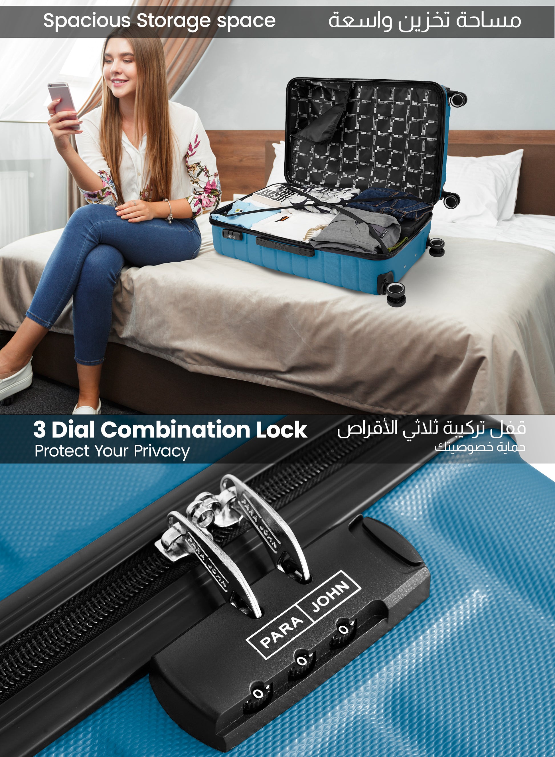 Buy Cabin Luggage Online | Stylish & Durable Cabin Bags from Para john