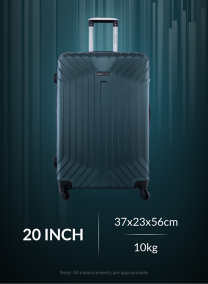 Noir 2 Pieces Hard Side Luggage Set