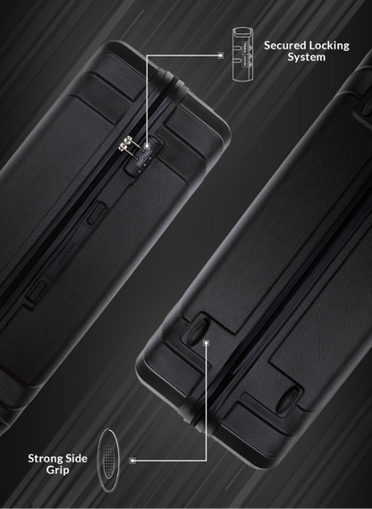 Noir 2 Pieces Hard Side Luggage Set