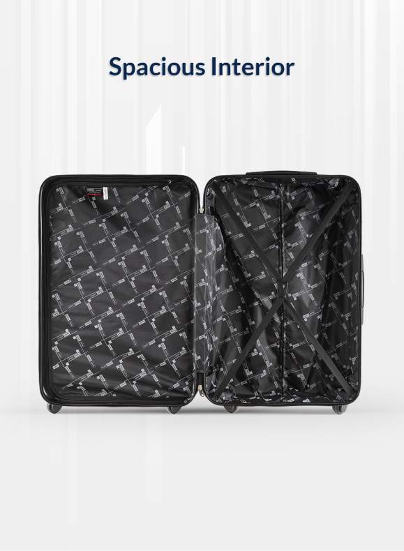 Noir 2 Pieces Hard Side Luggage Set