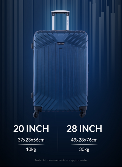 Noir 2 Pieces Hard Side Luggage Set