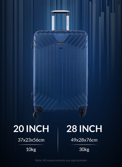 Noir 2 Pieces Hard Side Luggage Set