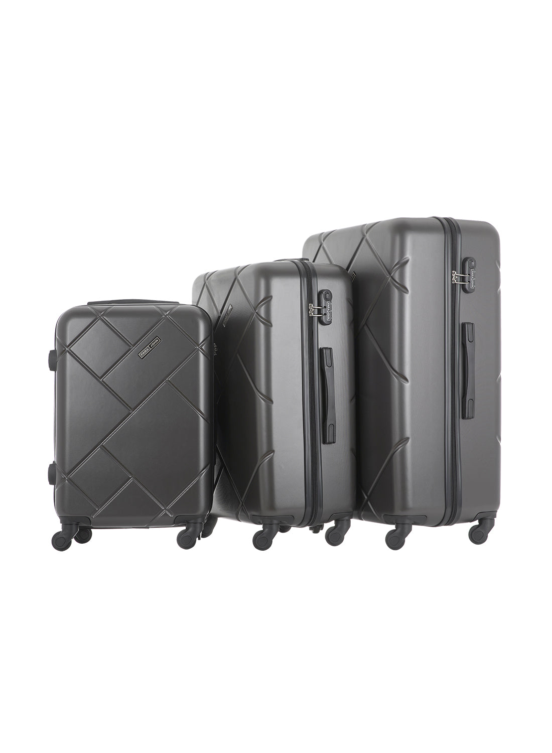 Touro 3-Piece ABS Hardside Spinner Luggage Trolley Set