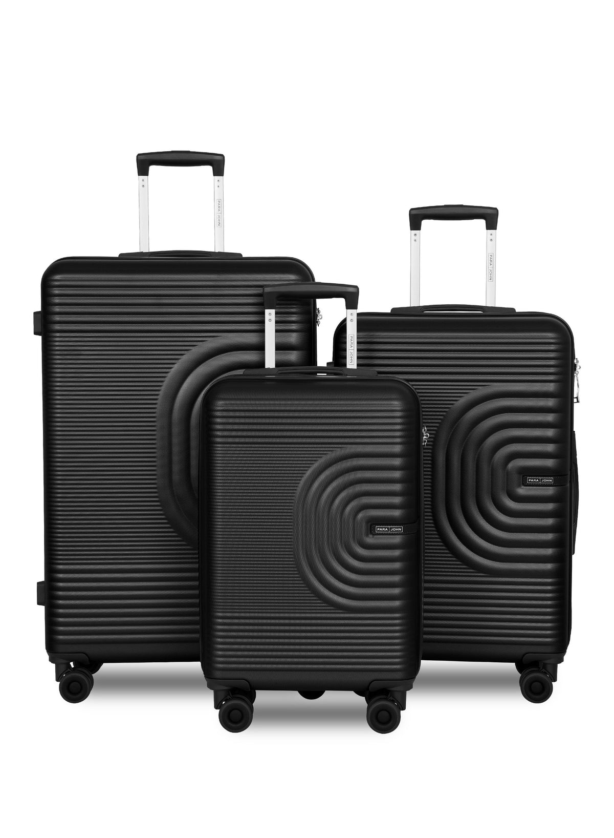 Parajohn Gecko 3-Piece ABS Hardside Spinner Luggage Trolley Set  PARAJOHN UAE