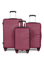 Parajohn Gecko 3-Piece ABS Hardside Spinner Luggage Trolley Set  PARAJOHN UAE