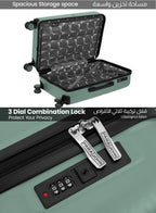 Parajohn Gecko 3-Piece ABS Hardside Spinner Luggage Trolley Set  PARAJOHN UAE