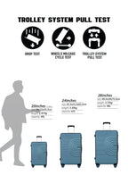 Parajohn Gecko 3-Piece ABS Hardside Spinner Luggage Trolley Set  PARAJOHN UAE