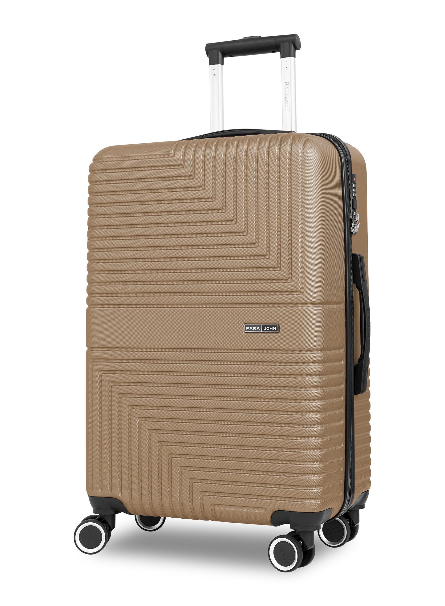 Parajohn GeoFlex Series 3 Piece Lightweight Luggage Set | Small 10KG, Medium 20KG & Large 30KG ABS 8 Wheels Luggage  PARAJOHN UAE