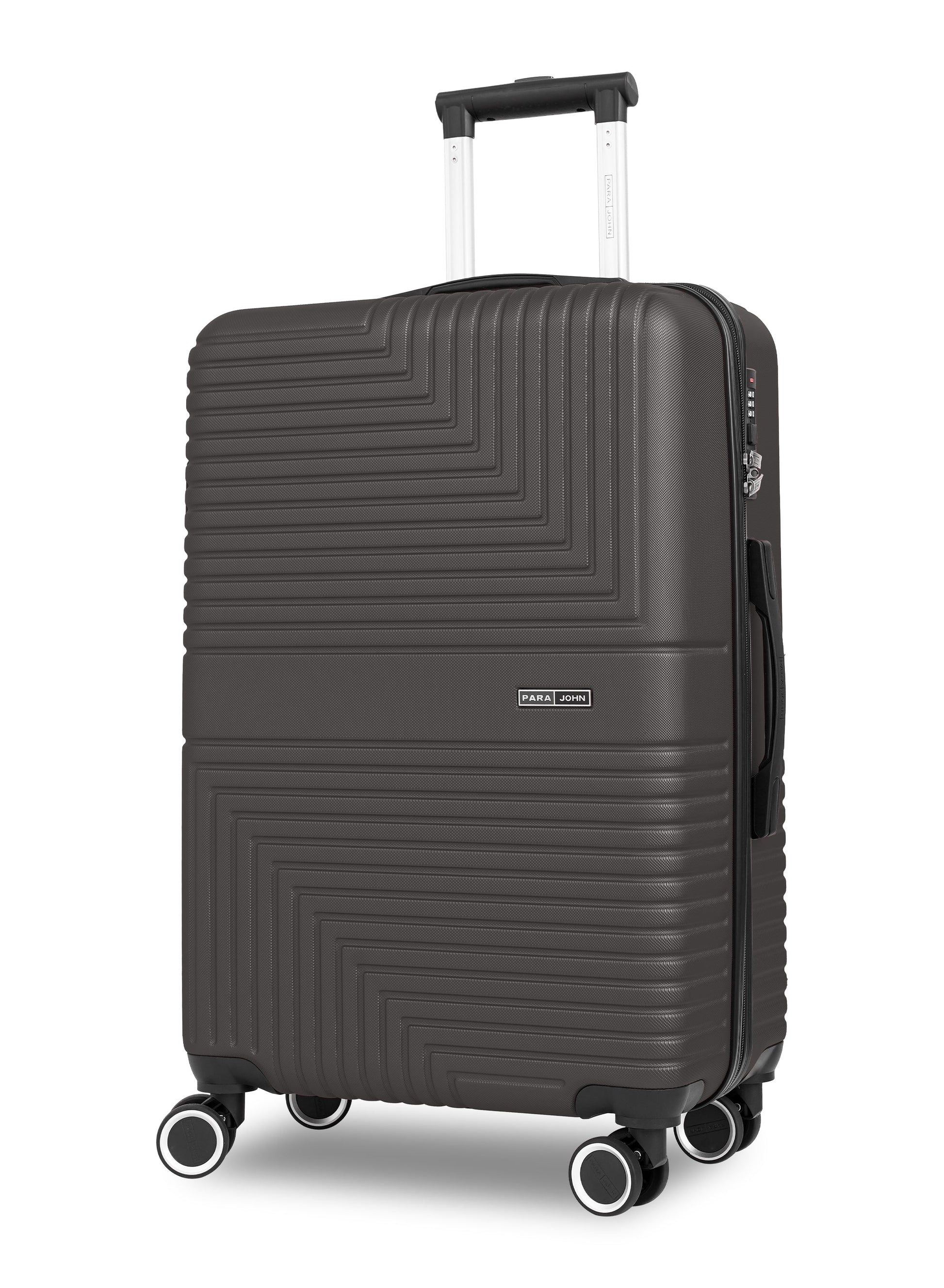 Parajohn GeoFlex Series 3 Piece Lightweight Luggage Set | Small 10KG, Medium 20KG & Large 30KG ABS 8 Wheels Luggage  PARAJOHN UAE