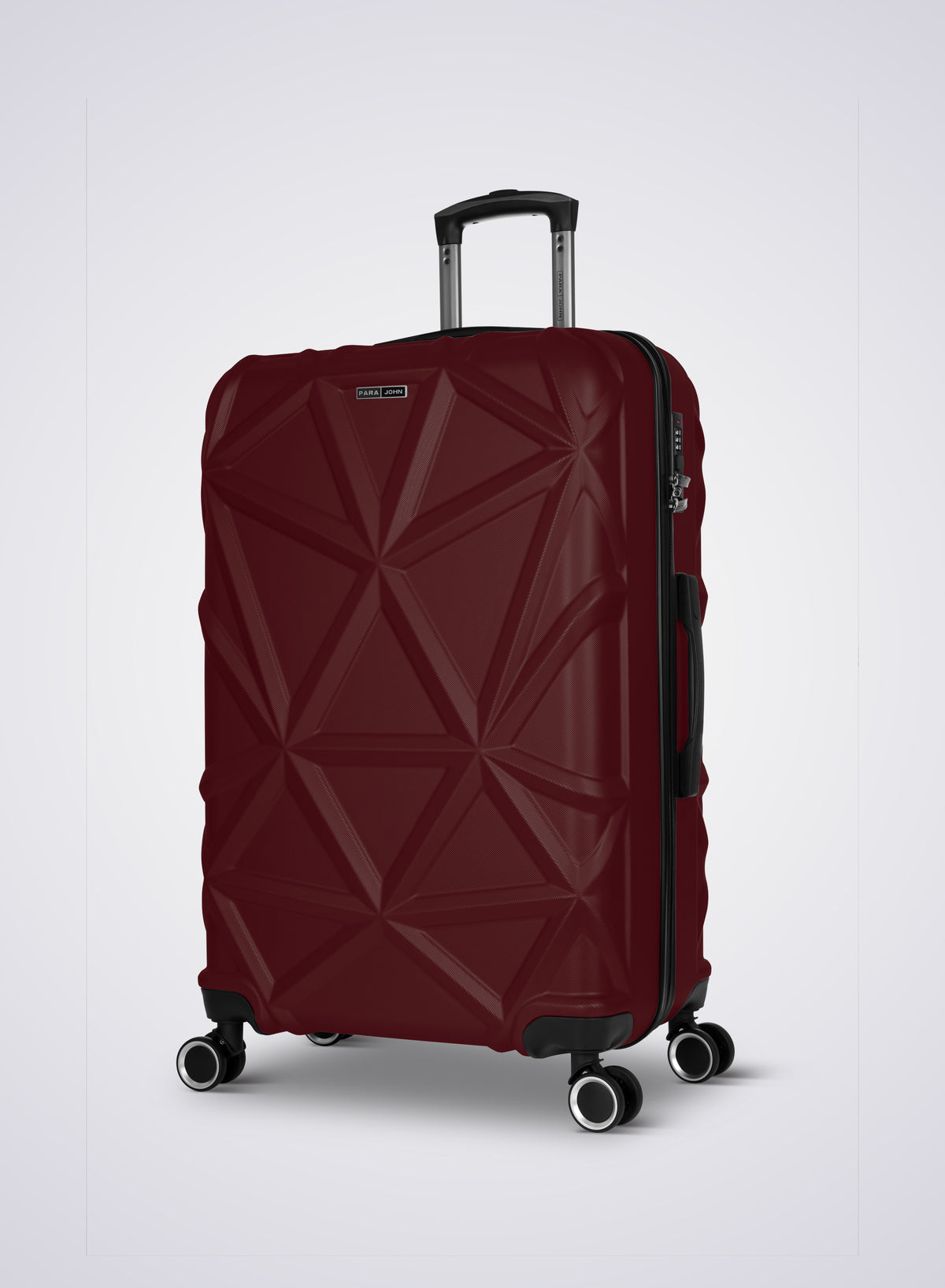 Parajohn PJTR3126 3 Piece PC Luggage Set, 20/24/28 Inch Hard Shell Suitcase with 360° Spinner Wheels, Built-In Combination Lock, Lightweight Travel Trolley Set