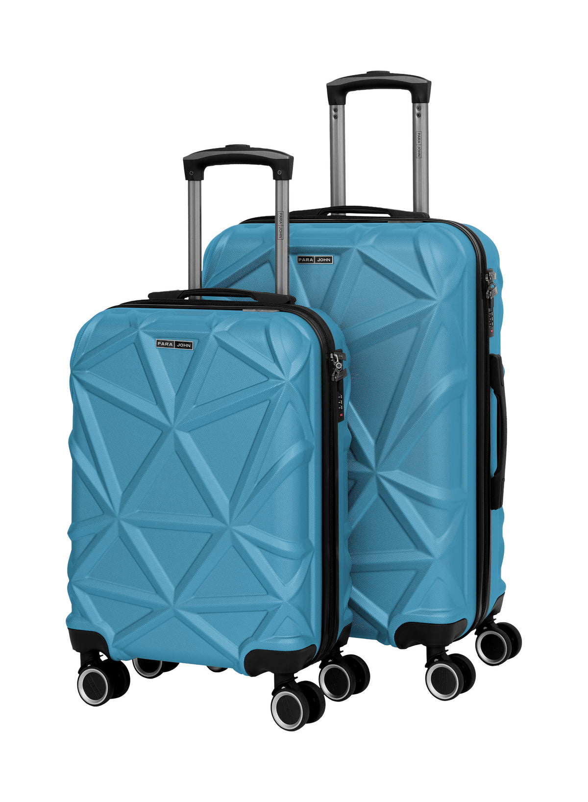 Parajohn PJTR3126 3 Piece PC Luggage Set, 20/24/28 Inch Hard Shell Suitcase with 360° Spinner Wheels, Built-In Combination Lock, Lightweight Travel Trolley Set