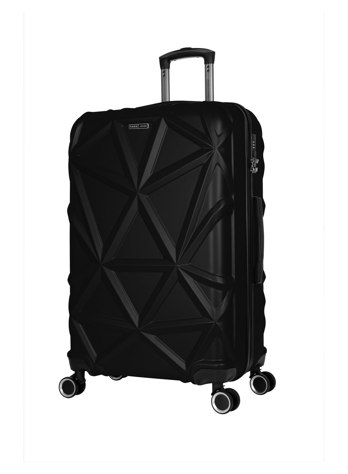 Parajohn PJTR3126 3 Piece PC Luggage Set, 20/24/28 Inch Hard Shell Suitcase with 360° Spinner Wheels, Built-In Combination Lock, Lightweight Travel Trolley Set