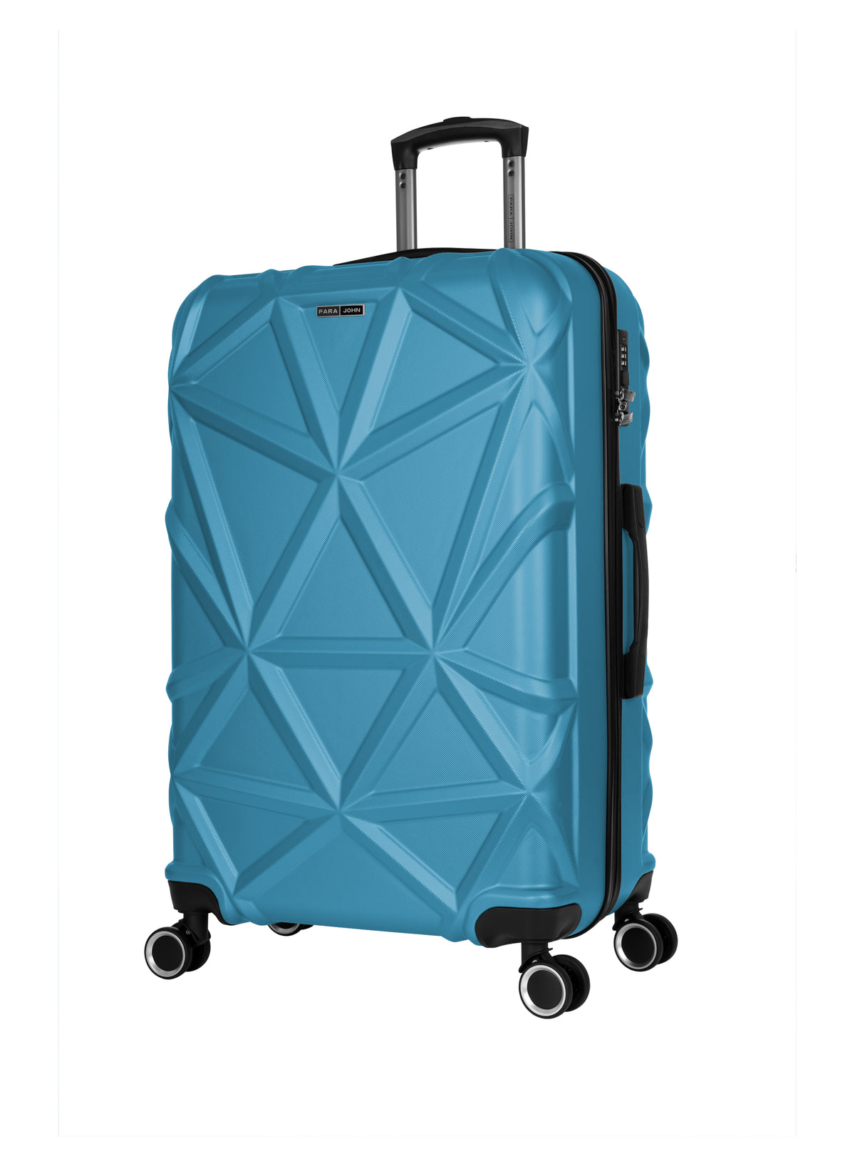 Parajohn PJTR3126 3 Piece PC Luggage Set, 20/24/28 Inch Hard Shell Suitcase with 360° Spinner Wheels, Built-In Combination Lock, Lightweight Travel Trolley Set