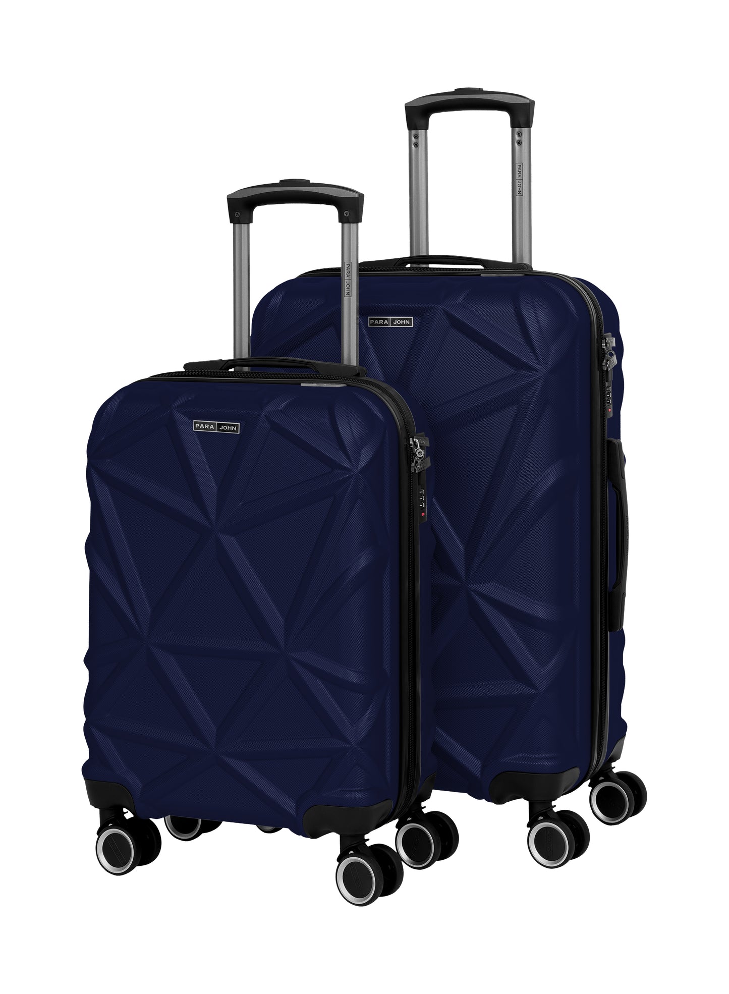 Parajohn PJTR3126 3 Piece PC Luggage Set, 20/24/28 Inch Hard Shell Suitcase with 360° Spinner Wheels, Built-In Combination Lock, Lightweight Travel Trolley Set