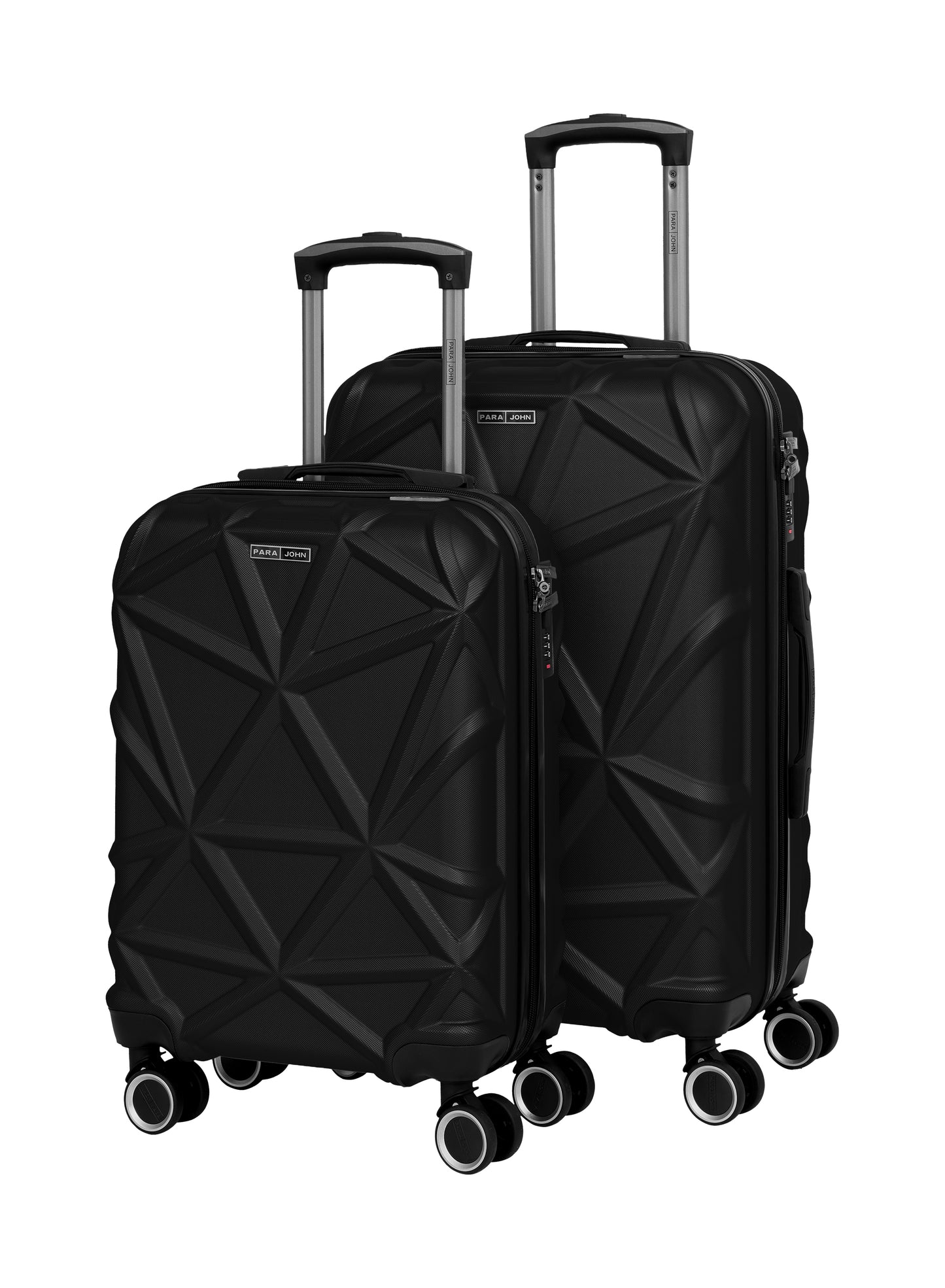 Parajohn PJTR3126 3 Piece PC Luggage Set, 20/24/28 Inch Hard Shell Suitcase with 360° Spinner Wheels, Built-In Combination Lock, Lightweight Travel Trolley Set