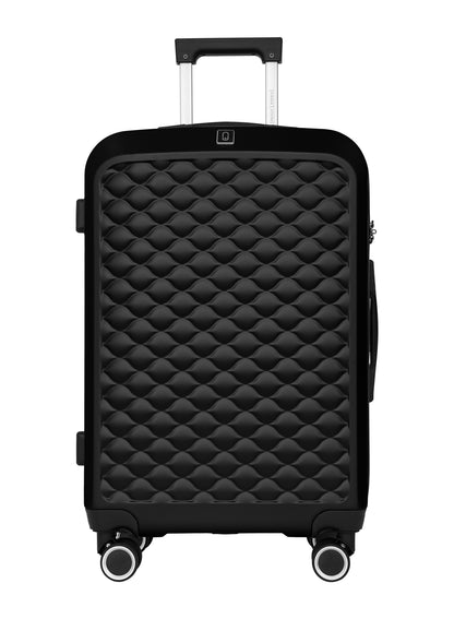 Para John Modline 3-Piece Luggage Set – 20"/24"/28" ABS Hard Shell Suitcases, 8-Wheel Double Spinner Travel Set