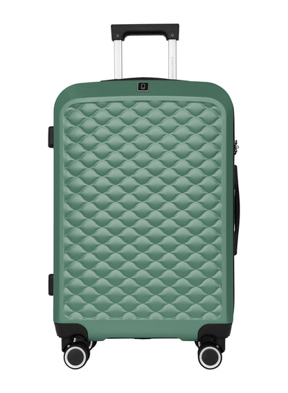 Para John Modline 3-Piece Luggage Set – 20"/24"/28" ABS Hard Shell Suitcases, 8-Wheel Double Spinner Travel Set