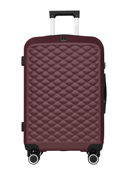 Para John Modline 3-Piece Luggage Set – 20"/24"/28" ABS Hard Shell Suitcases, 8-Wheel Double Spinner Travel Set