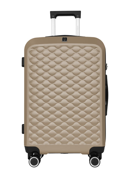 Para John Modline 3-Piece Luggage Set – 20"/24"/28" ABS Hard Shell Suitcases, 8-Wheel Double Spinner Travel Set