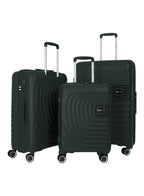 Parajohn Gravity 3-Piece Polypropylene Hardside Spinner Luggage Set with 360° Wheels, Lightweight Durable Travel Suitcases Small Medium Large Trolley  PARAJOHN UAE