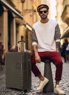 Parajohn Gravity 3-Piece Polypropylene Hardside Spinner Luggage Set with 360° Wheels, Lightweight Durable Travel Suitcases Small Medium Large Trolley  PARAJOHN UAE