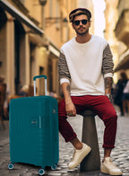 Parajohn Gravity 3-Piece Polypropylene Hardside Spinner Luggage Set with 360° Wheels, Lightweight Durable Travel Suitcases Small Medium Large Trolley  PARAJOHN UAE