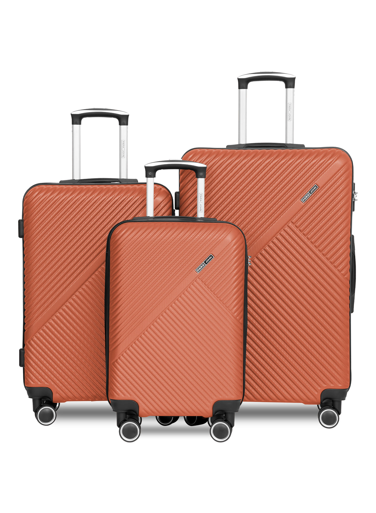 PARA JOHN VIZRO ABS LUGGAGE BAG, SET OF 3