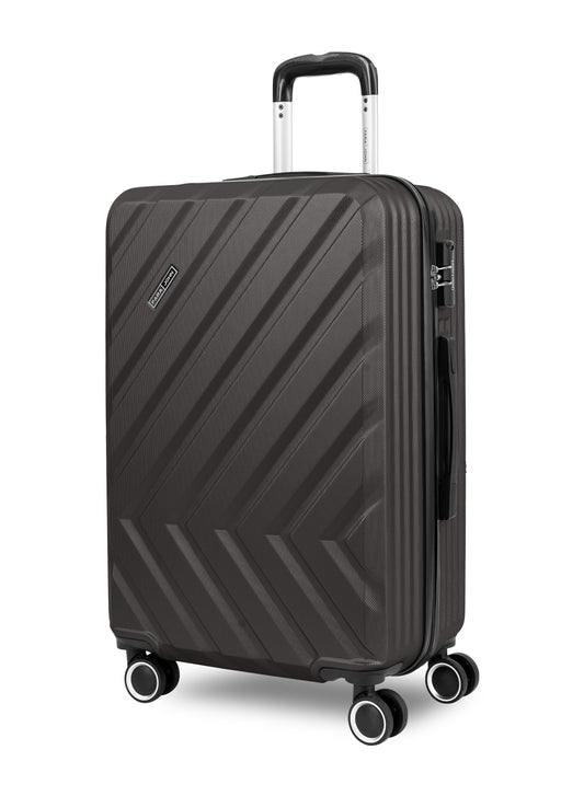 Parajohn Medium 24 inches 1 Piece Durable Lightweight Carrying 10KG Material-ABS 8 Wheels Hard sided Travel Suitcase