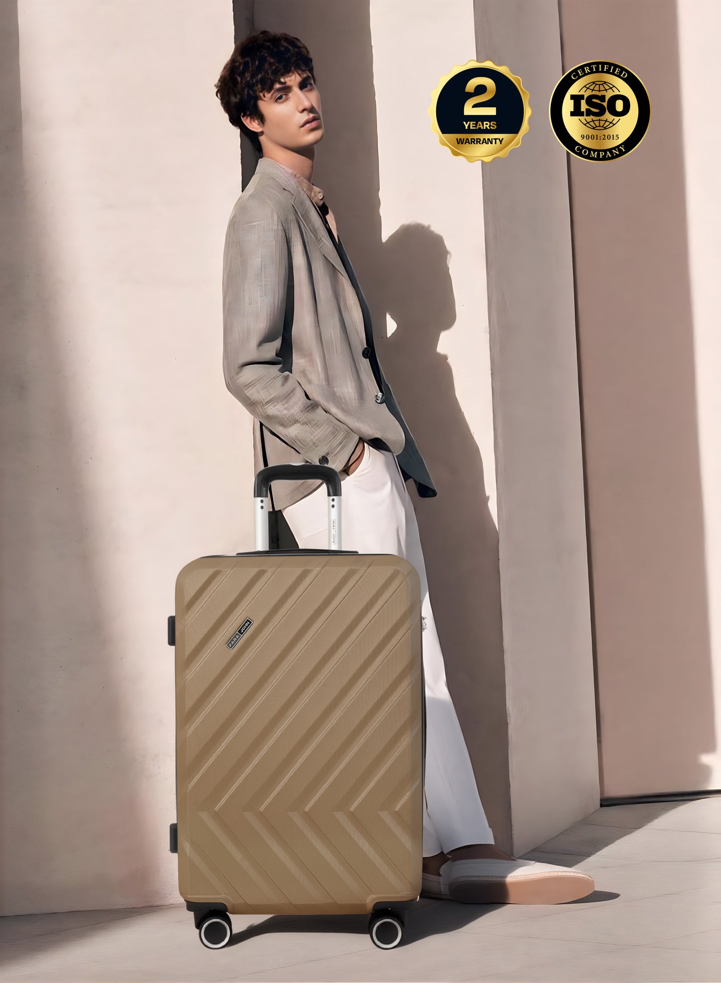 مجموعة عربة أمتعة ABS صلبة من 3 قطع بمقاس 20/24/28 بوصة