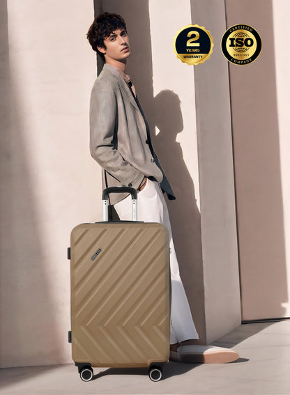 مجموعة عربة أمتعة ABS صلبة من 3 قطع بمقاس 20/24/28 بوصة