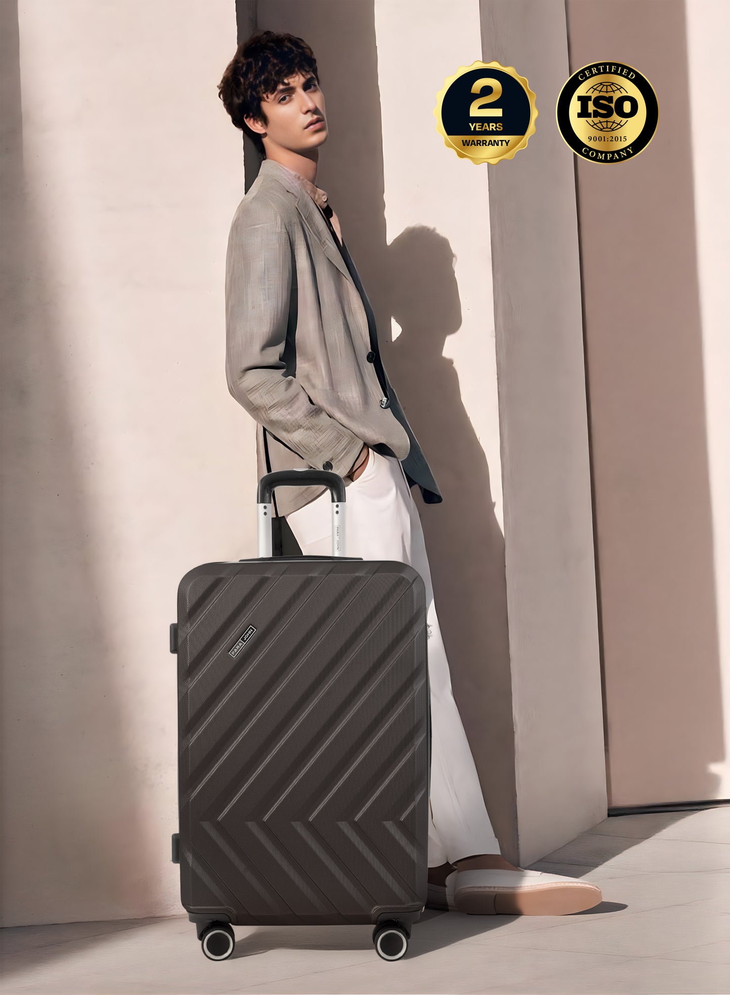 مجموعة عربة أمتعة ABS صلبة من 3 قطع بمقاس 20/24/28 بوصة