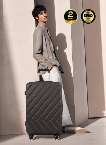 Parajohn Prisma Series 3 Piece Lightweight Luggage Set | Small 10KG, Medium 20KG & Large 30KG ABS 8 Wheels Luggage  PARAJOHN UAE