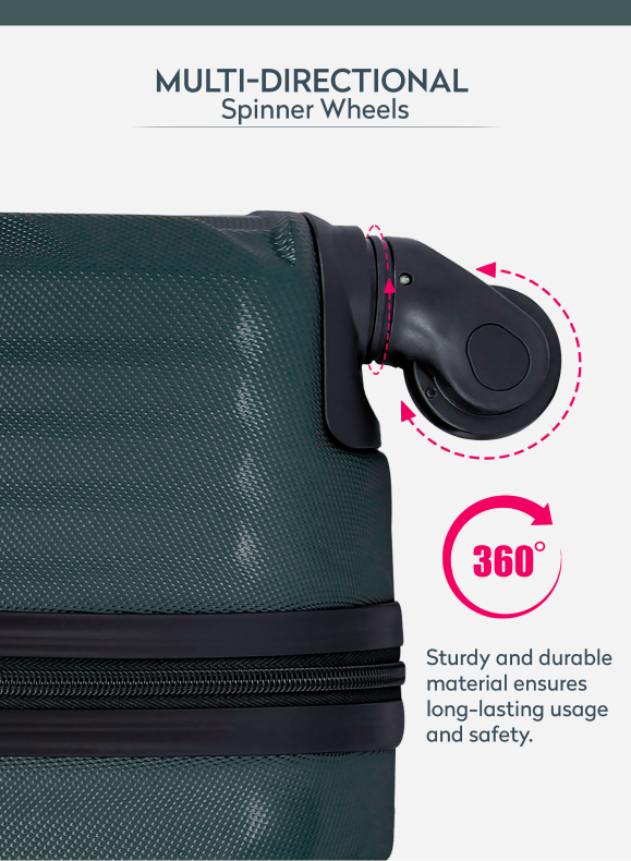 Prisma Singles Hard side ABS Luggage Trolley