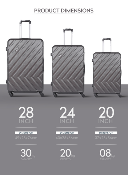 Prisma Singles Hard side ABS Luggage Trolley