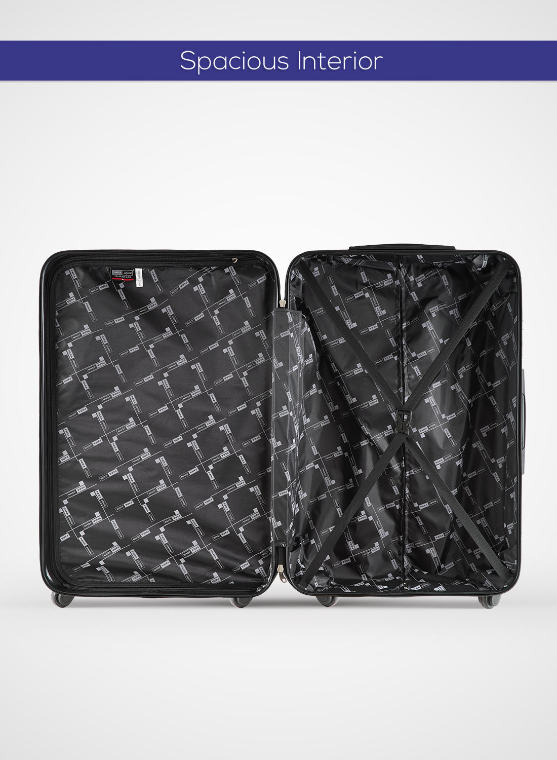 Parajohn Vizro Series 3 Piece Lightweight Luggage Set | Small 10KG, Medium 20KG & Large 30KG ABS 8 Wheels Luggage  PARAJOHN UAE