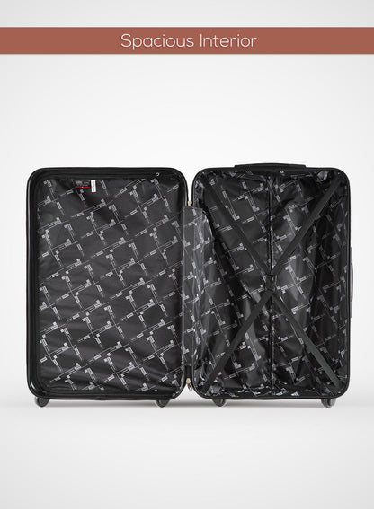 Parajohn Vizro Series 3 Piece Lightweight Luggage Set | Small 10KG, Medium 20KG & Large 30KG ABS 8 Wheels Luggage  PARAJOHN UAE