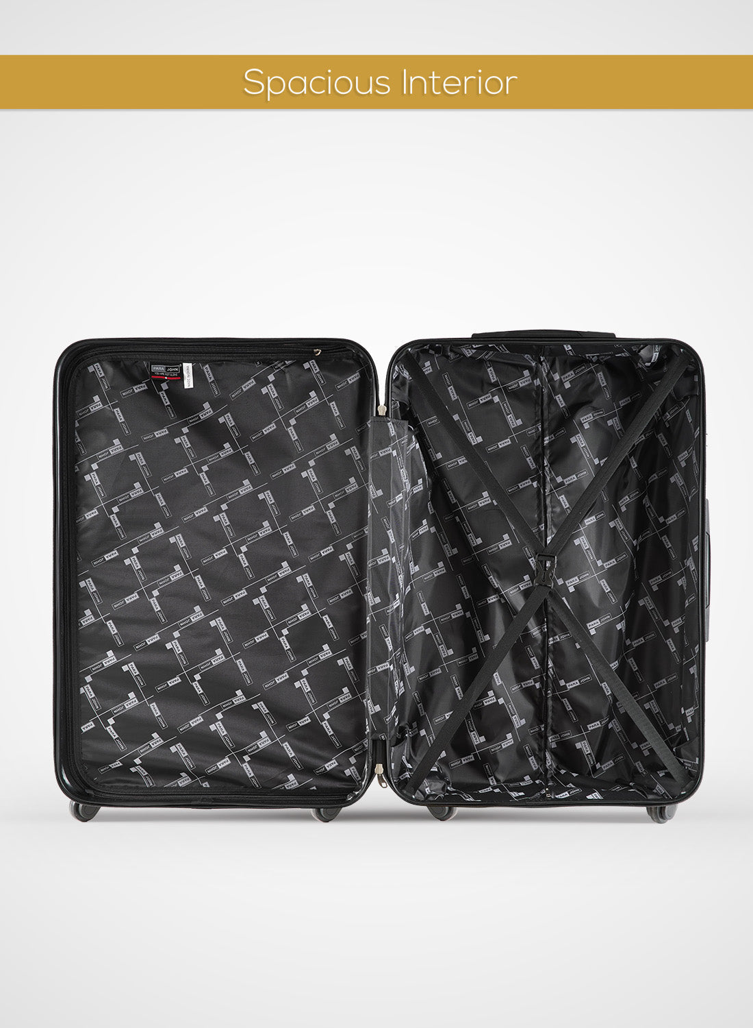 Parajohn Vizro Series 3 Piece Lightweight Luggage Set | Small 10KG, Medium 20KG & Large 30KG ABS 8 Wheels Luggage  PARAJOHN UAE