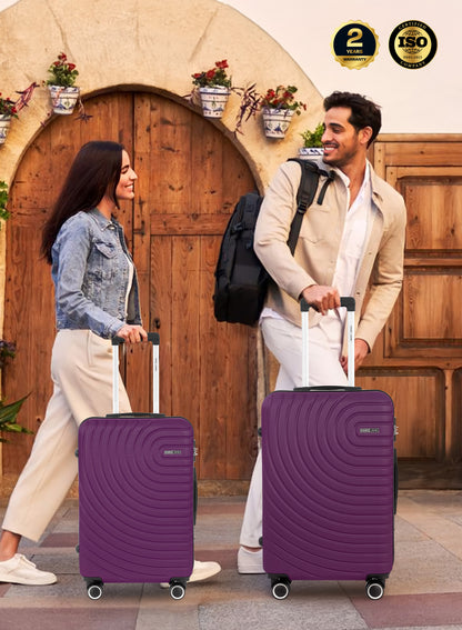 مجموعة عربة أمتعة ABS صلبة من 3 قطع بمقاس 20/24/28 بوصة