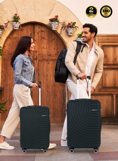 مجموعة عربة أمتعة ABS صلبة من 3 قطع بمقاس 20/24/28 بوصة