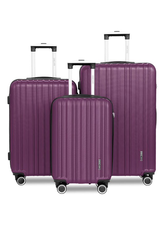 Parajohn Keno Series 3 Piece Lightweight Luggage Set | Small 10KG, Medium 20KG & Large 30KG ABS 8 Wheels Luggage  PARAJOHN UAE