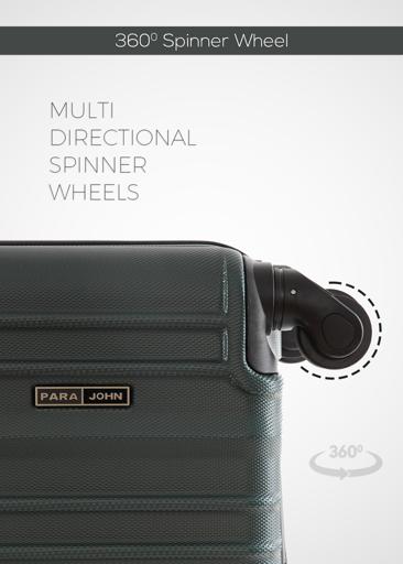 Keno Single ABS Hard Side Luggage Trolley