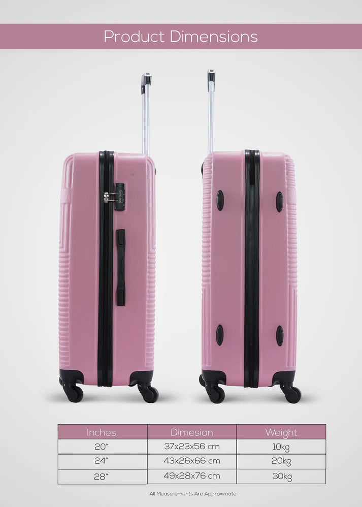 Bravo Singles ABS Hardside Spinner Luggage Trolley