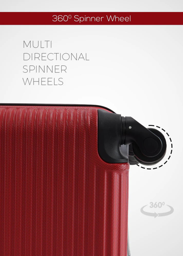 Bravo Singles ABS Hardside Spinner Luggage Trolley