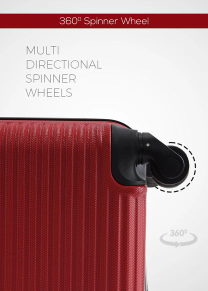 Bravo Singles ABS Hardside Spinner Luggage Trolley